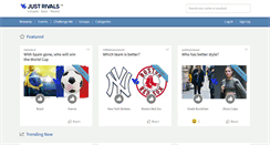 Desktop Screenshot of justrivals.com